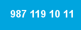 987 119 10 11